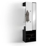 byLIVING Kompaktgarderobe Dielen - Set Andorra (1-St) maximale Ordnung auf wenig