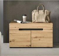 xonox.home Schuhbank Garderobenbank Sitzbank Canu, grau /Artisan Eiche ohne