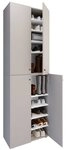 VCM Schuhschrank XL Holz Gro&szlig;er Schuhschrank Schuhkommode Lona 10 (1-St)