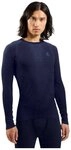 Odlo Langarmshirt Performance Warm Blackcomb (warm, nahtlos, schnelltrocknend)