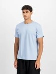 Alpha Industries Rundhalsshirt BASIC T SMALL LOGO Baumwolle, regular fit