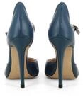Evita LISA Pumps (Paar, Kunstledersohle) Handmade in Italy blau 33