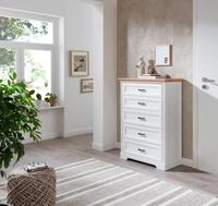 Innostyle Kommode Jasmin, mit 5 Schubk&auml;sten