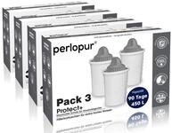 perlopur Wasserfilter Classic Protect+ Filterkartuschen f&uuml;r extra Kalkschutz,
