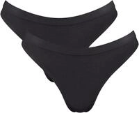 sloggi Tanga GO Sense (2er Pack) Modalmix, nahtlos, flacher Saum, elastisch, weich