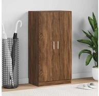 vidaXL Schuhschrank Schuhschrank Braun Eichen-Optik 55x35x108 cm Holzwerkstoff