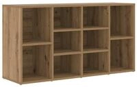 vidaXL Schuhregal Schuhbank 103 x 30 x 54,5 cm Holzwerkstoff Artisan-Eiche,...