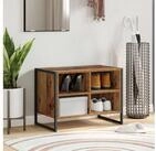 vidaXL Schuhschrank Schuhschrank mit Speicher Altholz 60 x 35 x 44 cm...