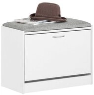 SoBuy Schuhbank FSR16, Schuhorganizer, mit gepolstertem Kissen, f&uuml;r Flur, Eingang,