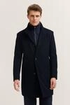 Kurzmantel BUGATTI "Flexcity Stretch", Herren, Gr. 54, schwarz (390, marine), 69%