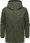 Ragwear Kurzmantel Parcan Twill YOUMODO wasserdichter Herren Winterparka