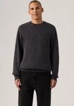 Levi's&reg; Rundhalspullover LV PRESIDIO mit Zopfmuster