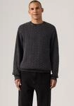 Rundhalspullover LEVI'S "LV PRESIDIO", Herren, Gr. M, schwarz (pirate schwarz),