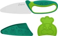 Chefclub Kinderkochmesser Messer f&uuml;r Kinder, gr&uuml;n