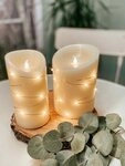 Hellum Deckenleuchten Hellum LED-Wachskerze 525120