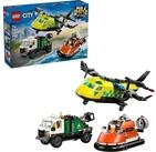 LEGO&reg; Kombinationsset m Flugzeug, Wartungsfahrzeug u Luftkissenboot (60505)