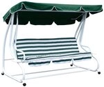 DEGAMO Hollywoodschaukel MIAMI, 4-Sitzer, 1 tlg., 4-sitzer 228cm, Liegefunktion,
