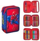 Spiderman Federm&auml;ppchen Spider-Man Federm&auml;ppchen gef&uuml;llt 44-teilig Kinder Set