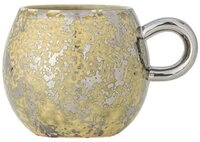 Bloomingville Tasse Paula Gr&uuml;n, Steingut, D9xH8 cm, Steingut, Kaffeetasse,...