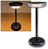 ChiliTec LED Tischleuchte LED Akku-Tischleuchte FOCO LUZ dimmbar IP44 matt