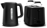 Klarstein Fr&uuml;hst&uuml;cks-Set Velaire (2-tlg), Toaster mit Br&ouml;tchenaufsatz 800W