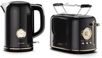 Klarstein Fr&uuml;hst&uuml;cks-Set Victoria (3-tlg), Toaster mit Br&ouml;tchenaufsatz 800W