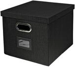 HMF Aufbewahrungsbox Aufbewahrungsbox mit Deckel f&uuml;r DIN A4 H&auml;ngeregister,...