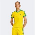 adidas Originals T-Shirt 3-STREIFEN SCHMAL GESCHNITTEN sanft anliegende...