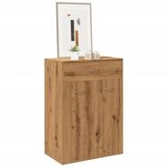 vidaXL Schuhschrank Schuhschrank Artisan-Eiche 60x35x84 cm Holzwerkstoff