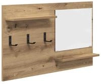 vidaXL Nachttisch, Wandmontierter nachttisch Artisan-Eiche 90 x 10 x 50 cm