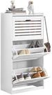 SoBuy Schuhschrank FSR108, Schuhkommode f&uuml;r Flur und Diele, Schuhablage mit 3