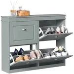 SoBuy Schuhschrank FSR78/FSR79/FSR94, Schuhkipper, Schuhregal, Schuhbank, mit Klappen