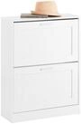 SoBuy Schuhschrank FSR137, Schuhkipper Schuhablage Schuhregal Schuhkommode mit 2