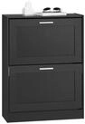 SoBuy Schuhschrank FSR137, Schuhkipper Schuhablage Schuhregal Schuhkommode mit 2