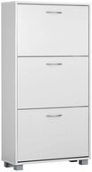 Casaria Schuhschrank (1-St) f&uuml;r 18 Paar Schuhe 3 Klappen Verstellbar...