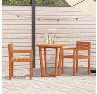 vidaXL Gartenstuhl, Gartenst&uuml;hle 2 Stk. 50x53x80 cm Massivholz Akazie