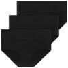 Jockey Slip Tummy Smoothing (3er Pack) mit Shapingeffekt, No-Roll-Bund, elastisch