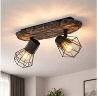 GLOBO LIGHTING LED Deckenleuchte, Leuchtmittel inklusive, Warmwei&szlig;, Deckenlampe