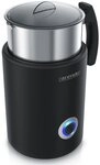 Arendo Milchaufsch&auml;umer 3in1 Induktion, warm & kalt Schaum, 400ml, Edelstahl, Latte