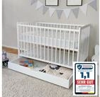 Kids Collective Babybett Babybett Kinderbett Gitterbett 60x120 Set mit...