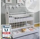 Kids Collective Babybett Beistellbett Kinderbett und Hausbett in einem mit...
