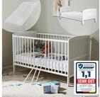 Kids Collective Babybett Kinderbett 70x140 cm umbaubares Gitterbett