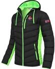 Nebulus Winterjacke MERIK, P5151 - Herren, schwarz-lime, M
