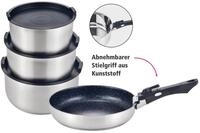 GSW Topf-Set EASY CLICK, Edelstahl (Set, 8-tlg), ideal f&uuml;r den Camper geeignet.