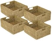 HMF Regalkorb Aufbewahrungskorb passend f&uuml;r KALLAX halbes Fach, Korb...