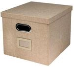 HMF Aufbewahrungsbox Aufbewahrungsbox mit Deckel f&uuml;r DIN A4 H&auml;ngeregister,...