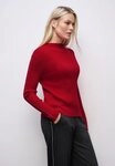 STREET ONE Rollkragenpullover mit Tape Detail am &Auml;rmel