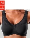 Nuance Soft-BH (Packung, 2 St&uuml;ck) ohne B&uuml;gel, Baumwoll-Qualit&auml;t &ndash; auch...