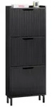 SoBuy Schuhkipper FSR177, Schuhschrank, Flurschrank Hoch Kommode f&uuml;r Diele,...