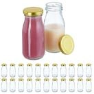 relaxdays Vorratsglas Kleine Flaschen 150 ml 24er Set, Glas